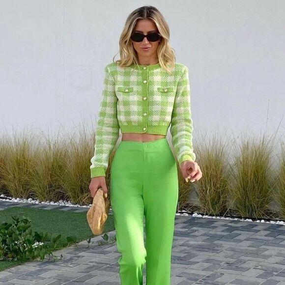 Mango Knit Cropped Cardigan New - Picture 5 of 14